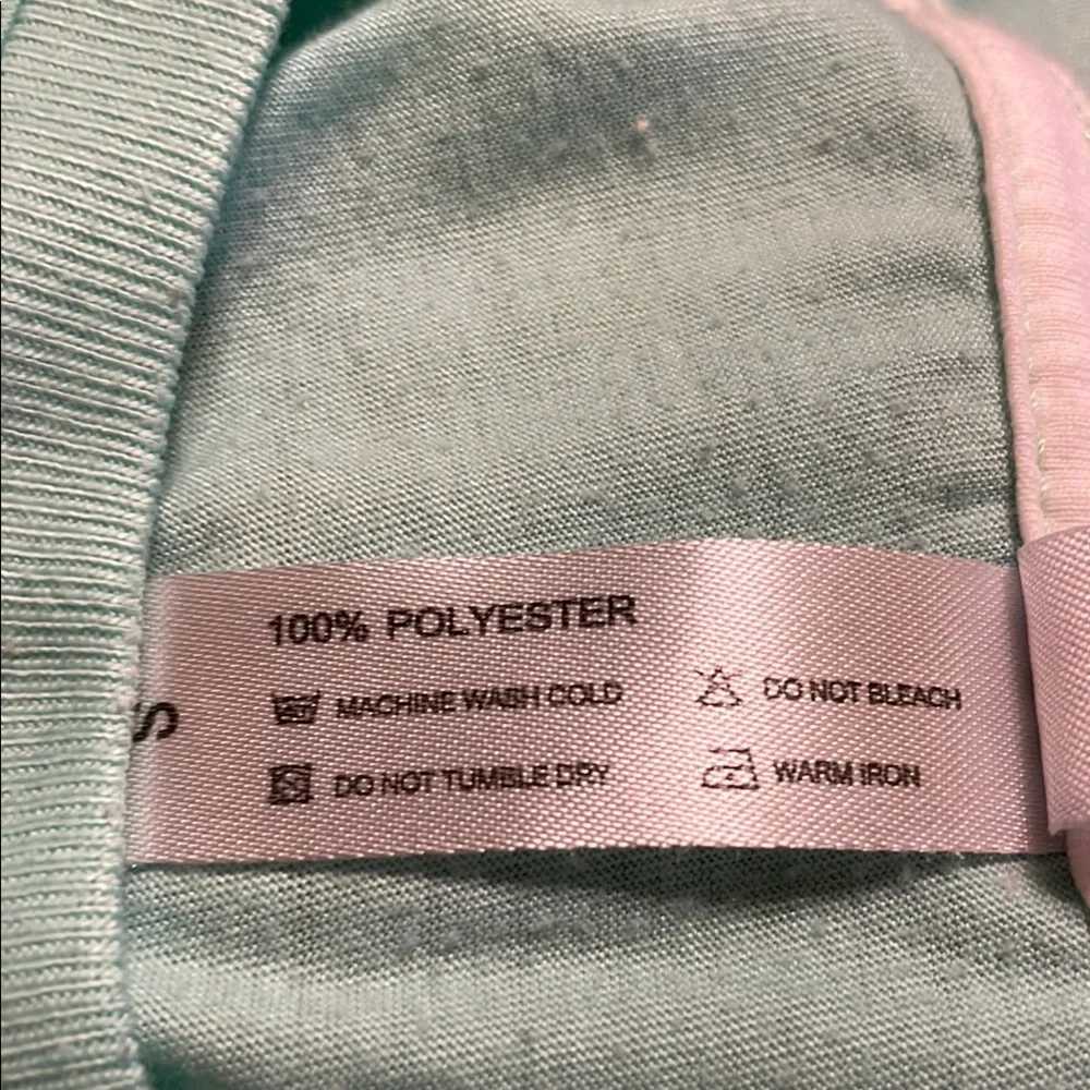 Bubbakins Mint Green Motivational Quote Graphic Tee Juniors S - Picture 5 of 5